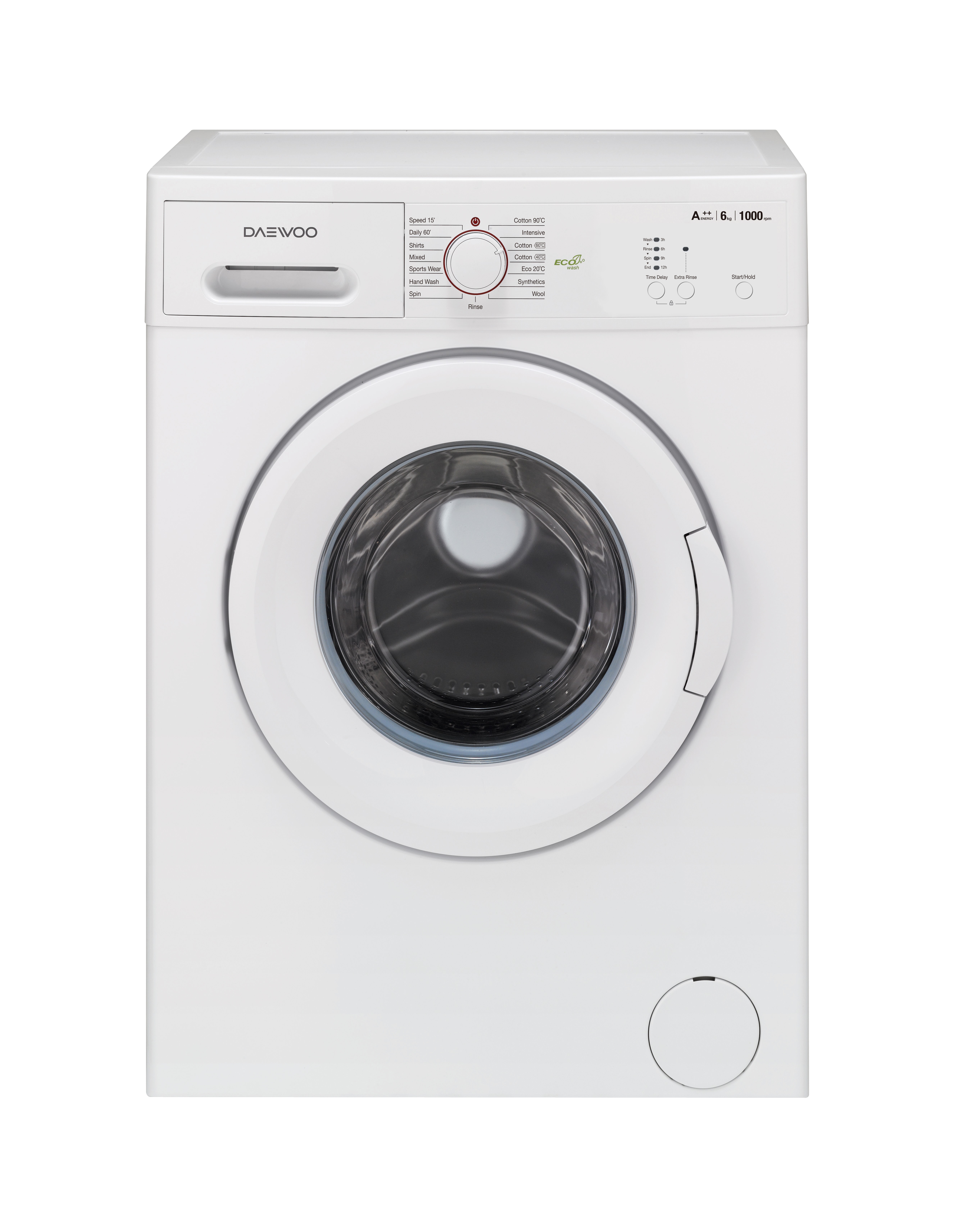 6KG 1000RPM A++ Washing Machine