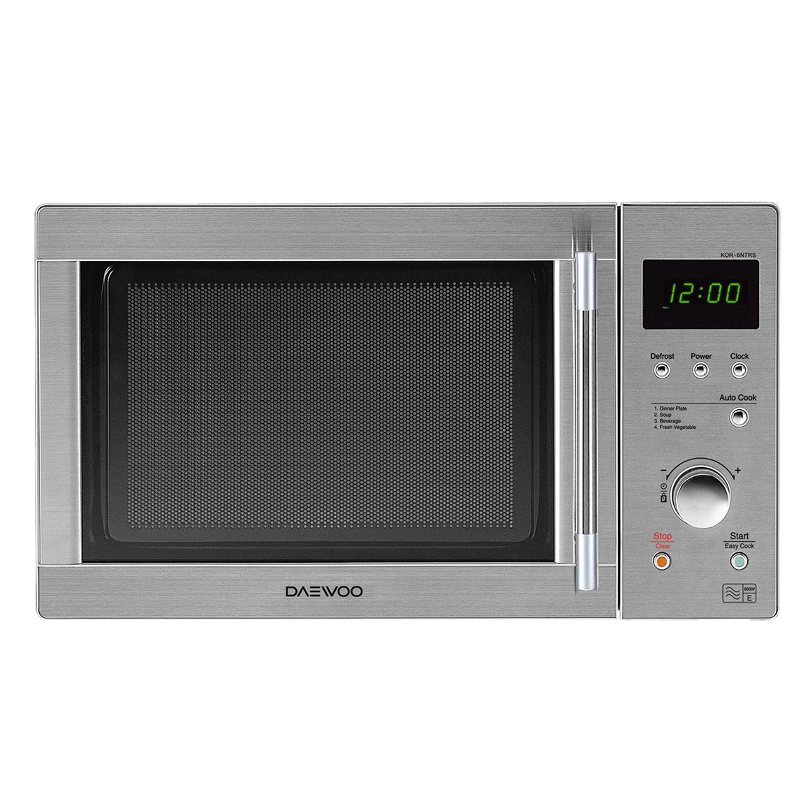 20L Microwave with stainless steel interior